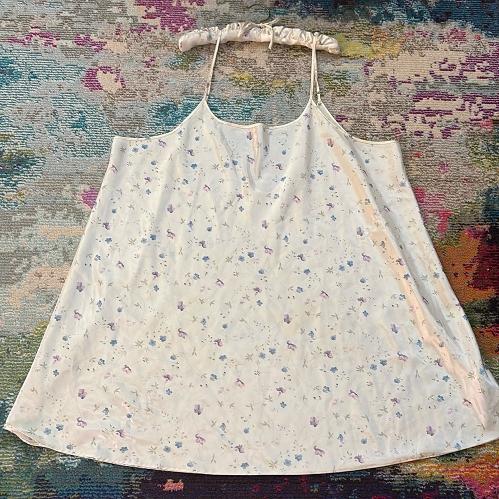 Delicate Treasures Satin Babydoll Nightgown